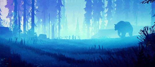 firewatch background gif lights changing in tower