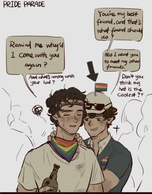 milrice:doodle.I forgot the rainbow flag on their faces…I’ll...