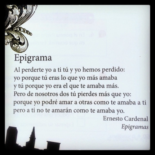 De Nosotros Dos Tu Pierdes Mas Que Yo epigrama | Tumblr