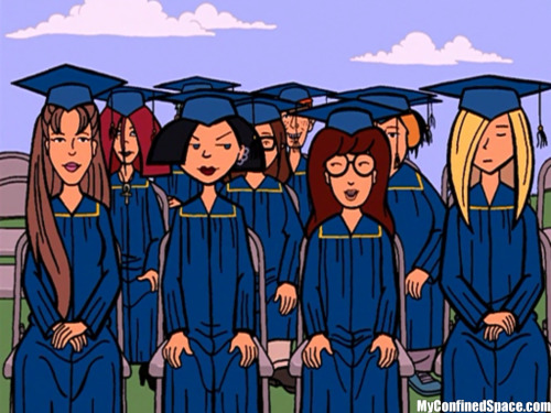 90sfashiongal:Some of the best 90s gangs graduating. Sob!