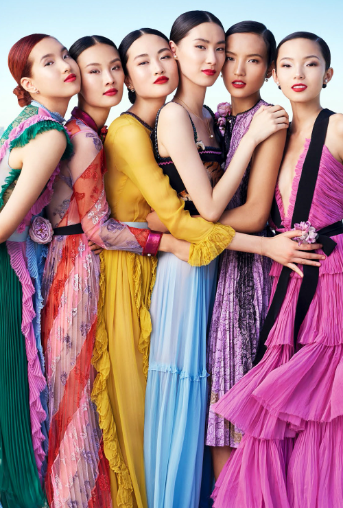 vogue china chinese models asian models elaine constantine high fashion