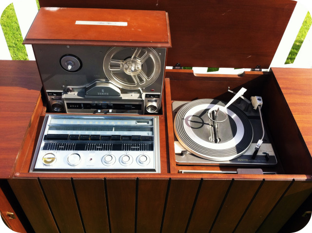 vintage zenith stereo record players for sale
