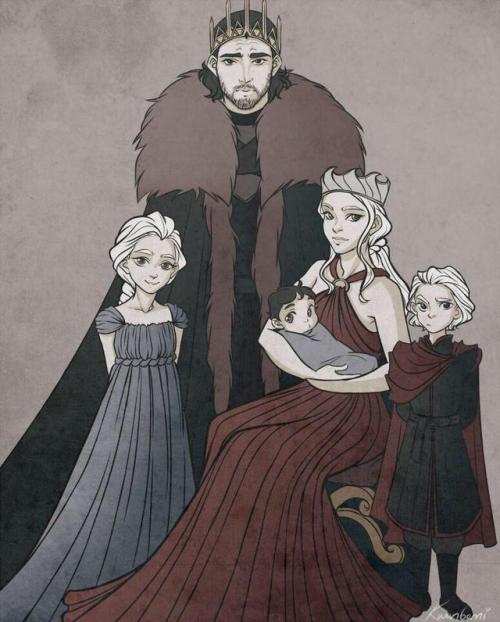 game-of-thrones-fans:Standing for a portrait is really boring,...