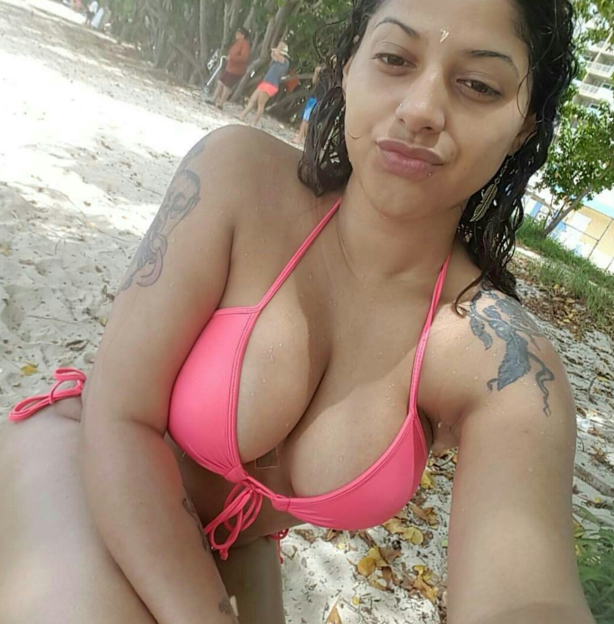 Sexy latina tits nude cum
