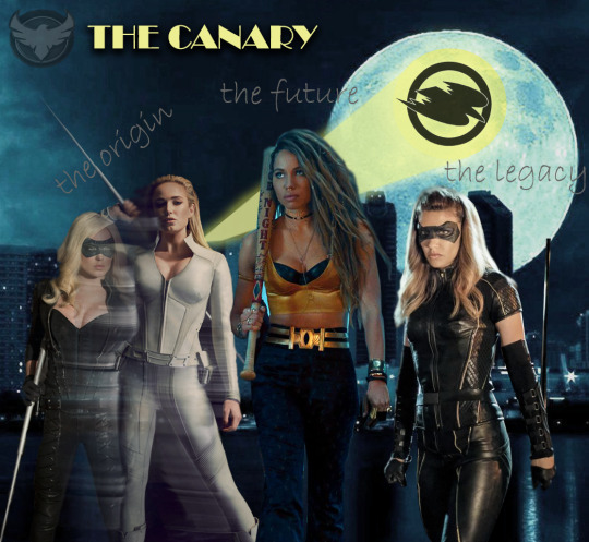 The Canary/ Black Canary/ White Canary power and legacy in DC tv and film (fan made collage tribute to Sara Lance, Dinah Lance...