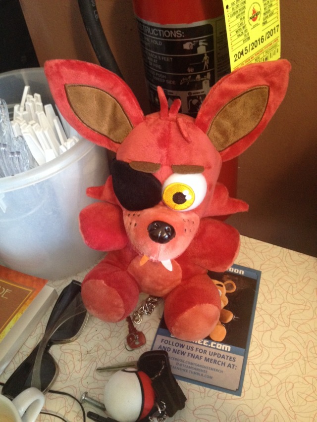 fnaf sanshee foxy plush