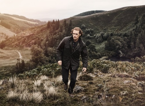 jamojmoje:Sam Heughan for Barbour Photos by Dave Foster