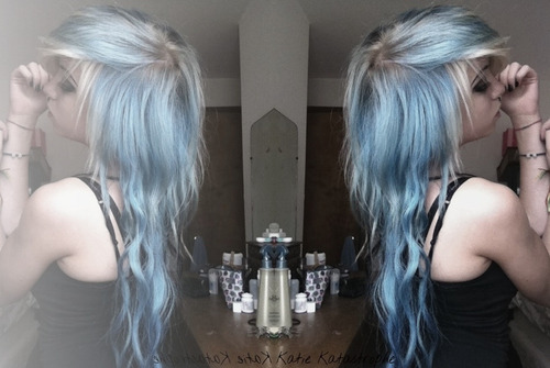 Blue Hair Selfies on Tumblr - wide 7