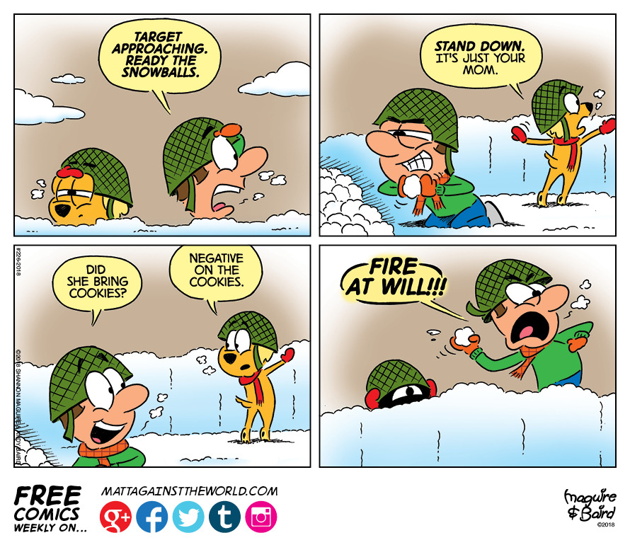 Snow Fort Comic
