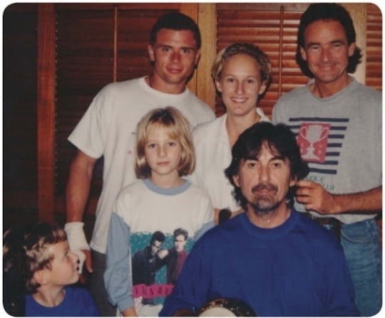 George with Barry Sheene and family over the... | Harrison Archive