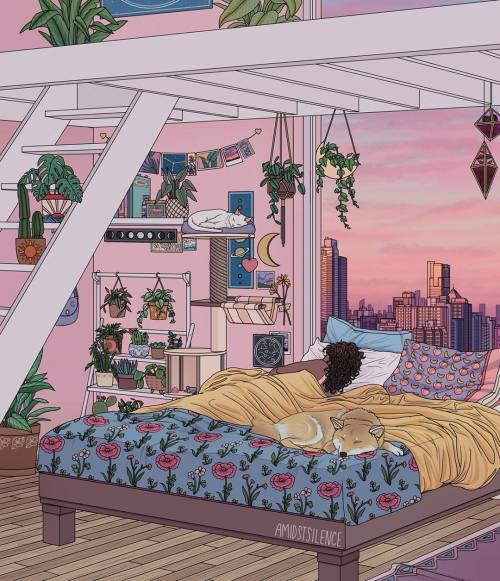 Anime Aesthetic Bedroom Drawing - Largest Wallpaper Portal