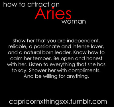 Aries Woman Tumblr