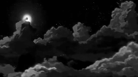 black and white anime background gif
