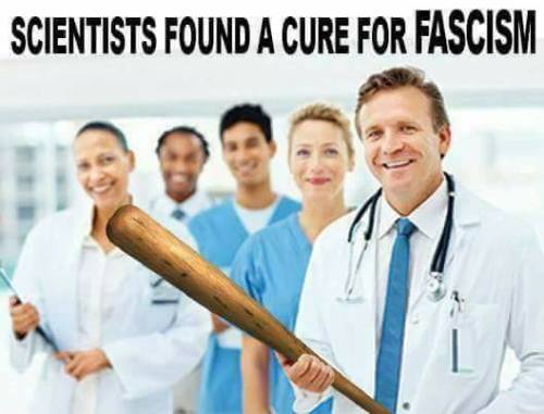 lighthouse1138: “ docincredible: “ bando–grand-scamyon: “why am I chuckling so hard ” The cure for fascism is… politically-motivated threats of brutal physical violence? That’s literally fascism. ” Yeah, remember how we defeated fascism in WW2...