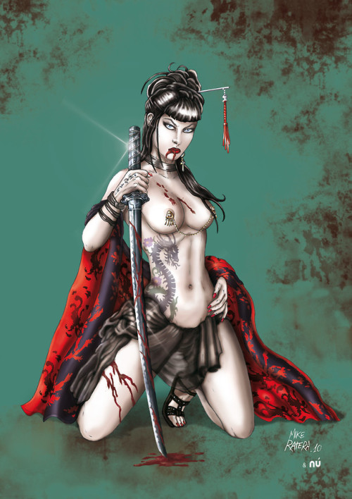 naughtyhalloweenart:Mike Ratera - Seffana - Vampirique - 8