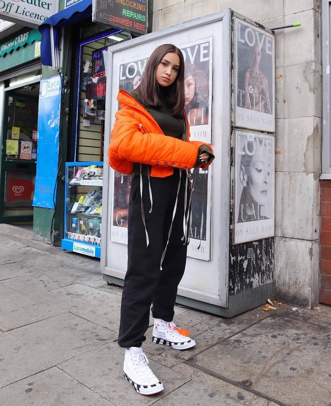converse off white fit