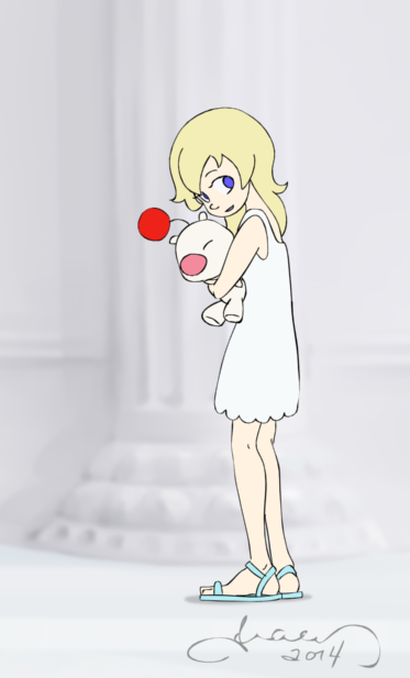 teaelleharris:Namine is a proud supporter of Moogle...