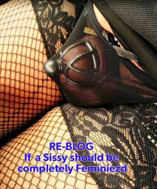 sissyselena69:show-us-your-locked-cock:Yes I am completely...