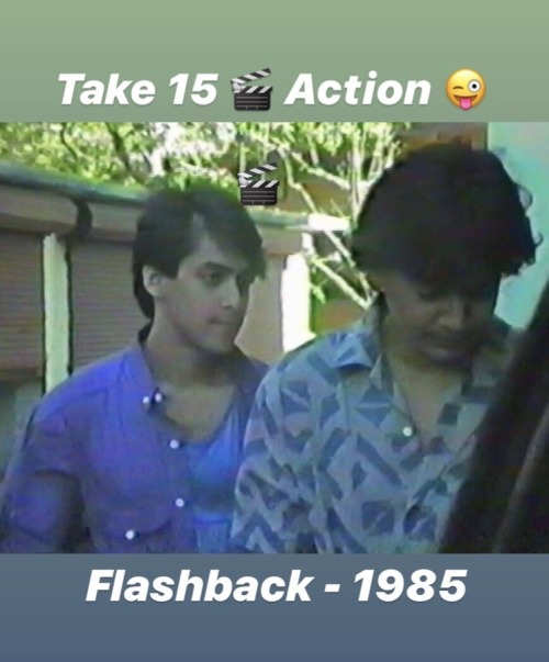 „★ Teenage HEARTTHROB… Salman Khan cu Kazim Kazi (1985”