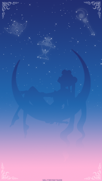 Sailor Moon lockscreen.. Bases used in this image...