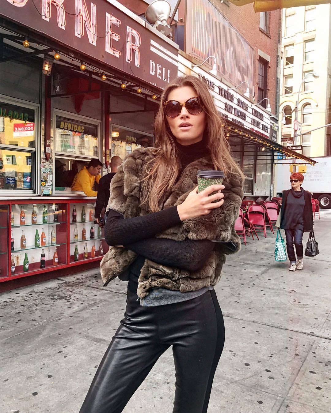 anja voskresenska is out in New York City by Yeah Sunglasses!