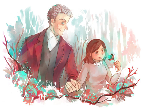 mogamoka:12th Doctor and ClaraCommission for @addict2films :)...