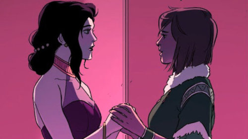 mistysutton:korra & asami, turf wars issue #3