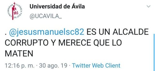 Hackean el Twitter de la Universidad de Ávila