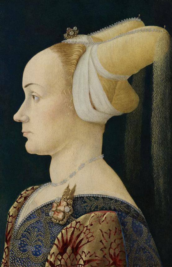 nikuzilla-la-chu-nyu:
“history-of-fashion:
“ ab. 1475 Unknown Italian (Florentine) artist - Profile Portrait of a Lady
”
*whispers* Dick hair
”