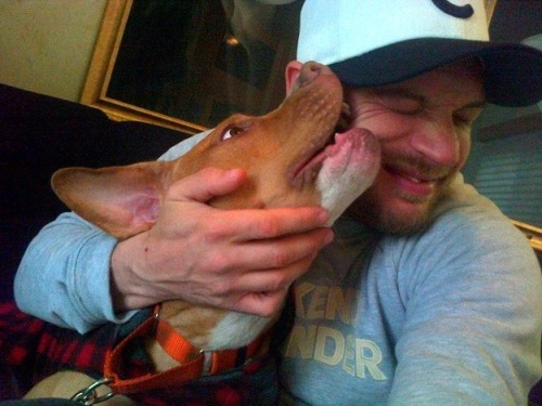 wtfzurtopic:Tom Hardy loves every dog. 