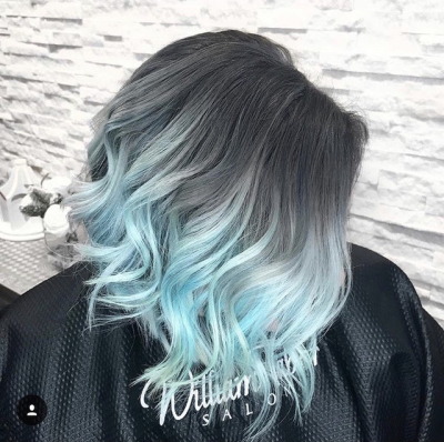 Silver Blue Hair Tumblr