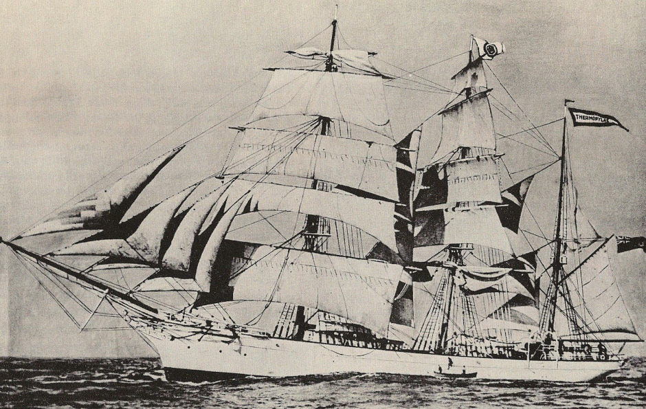 Salty Old World — Aberdeen Built Tea Clipper Thermopylae Of 1868