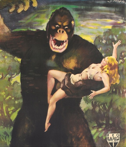 mykillyvalentine:Poster image for King Kong (1933).