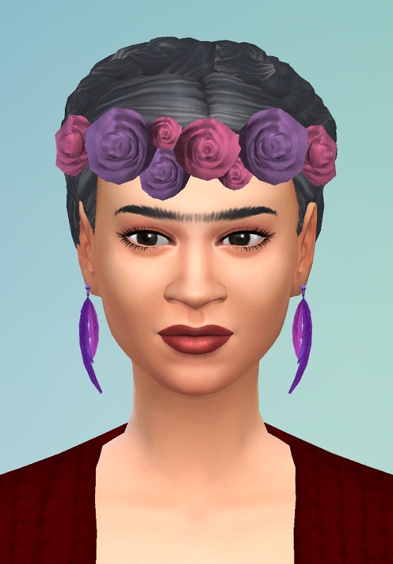 girls long hair braided forehead birksche sims 4