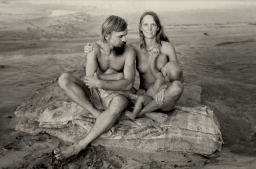 flashofgod:
“ John Wehrheim, Hawk, Cherry and Moses, Taylor Hippie Camp, Hawai, 1970s.
”