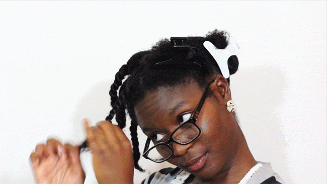 hallease halleasebeast they gif& 039;d me! natural hair team natural 4c hair 4b hair black hair african american hair care twist out pompadour roll tuck and pin