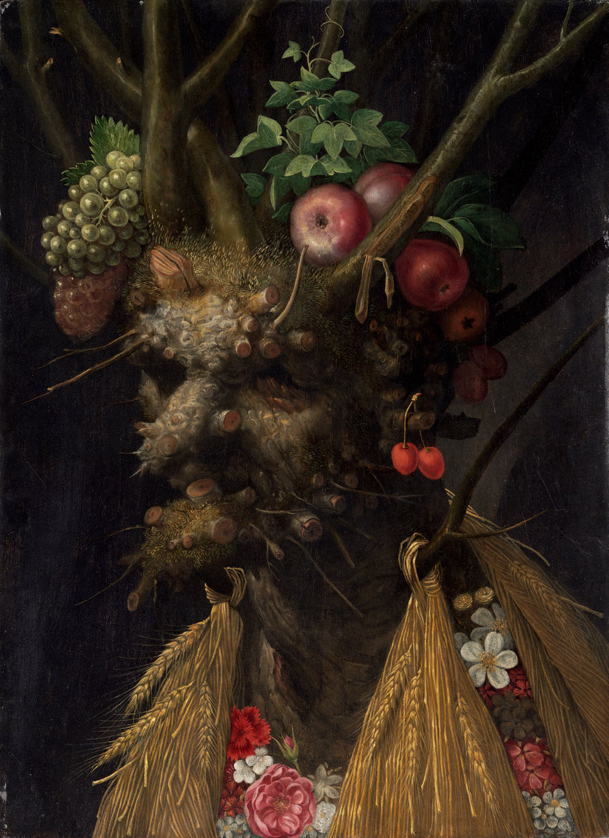 Giuseppe Arcimboldo “Cuatro estaciones en una... El