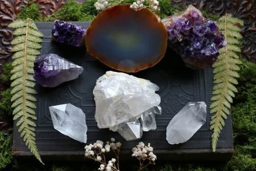 90377 gemstones amethyst clear quartz labradorite ammonite rose quartz agate fluorite tourmaline aventurine photoset
