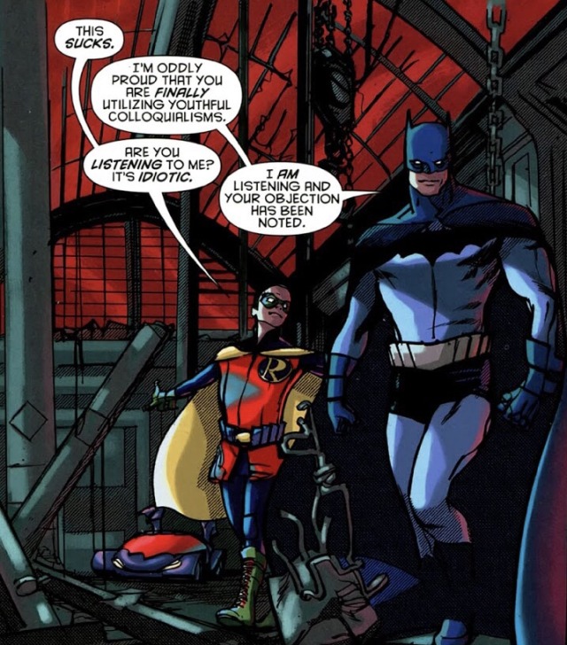 Batfam Out Of Context — Batman and Robin (2009) #24