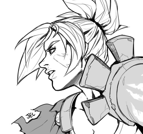 jel-art:Here are some of the first few ko-fi sketches: Riven, a...