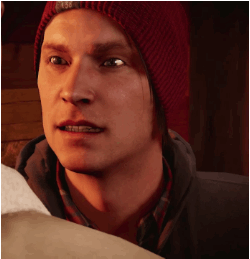 infamous second son gif