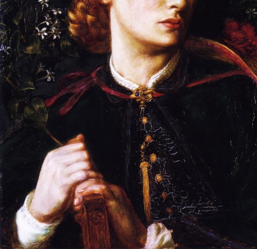 xshayarsha:Portrait of Maria Leathart,1862 (detail) Dante...