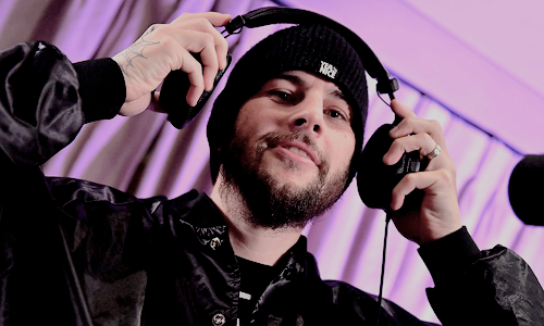 mshadowss:M. Shadows while recording a live session for BBC...