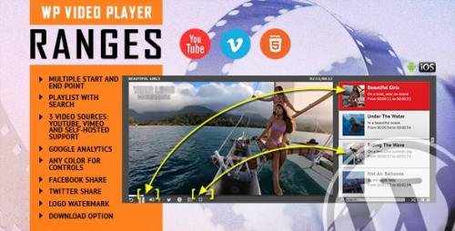 RANGES v1.0.0 - Video Player With Multiple Start and End Points - WordPress Plugin Nulled