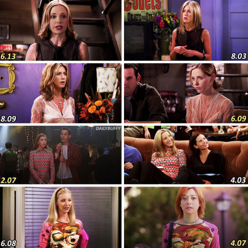 ohroschel:same outfits on friends/buffy the vampire slayer(x)