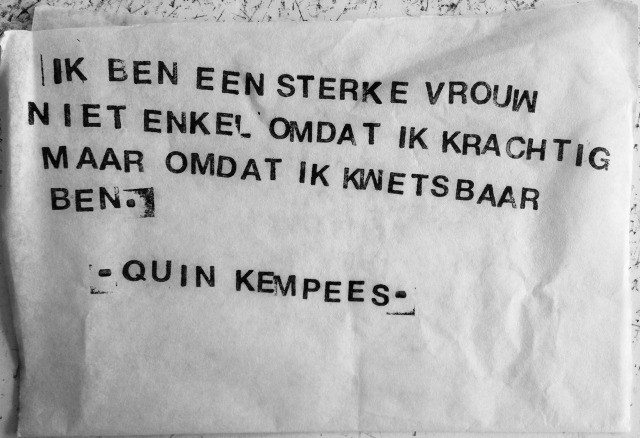 Wonderbaar Quin Kempees — 'Sterke vrouwen verenig u' Omarm je vrouwzijn. EF-53