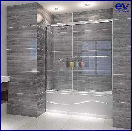 Euroview Chicago Semi Frameless Sliding Shower Doors And Tub