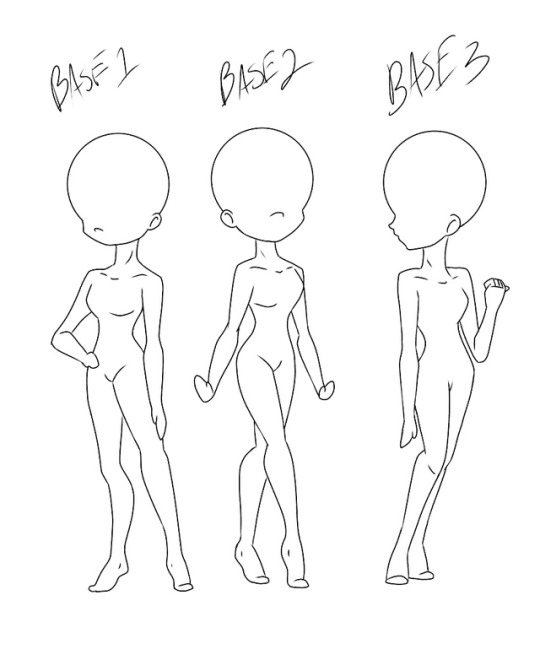 Download Base Female Chibi Drawing Bases For Free Nicepng Provides Large Re...
