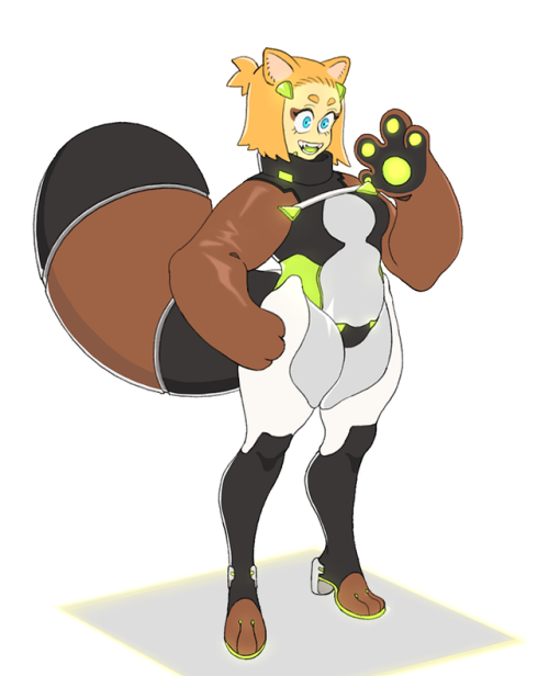 paperose:Becca the Raccoon Dog Android