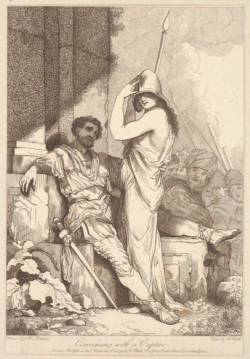 met-drawings-prints:Conversing with a Captive by Robert Blyth,...